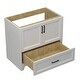 preview thumbnail 2 of 15, 36" Single Bathroom Vanity Base Only Solid Wood