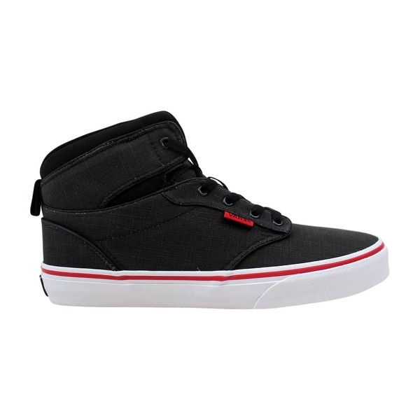 vans shoes for men black and red