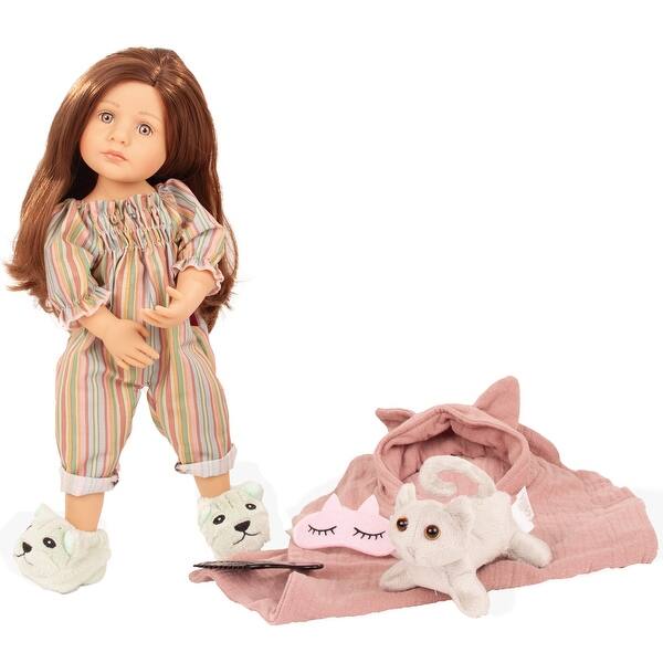 slide 2 of 5, Gotz: Little Kidz: Grete PJ Party - 14" Standing Doll, Collectible Toy, Kids 3+