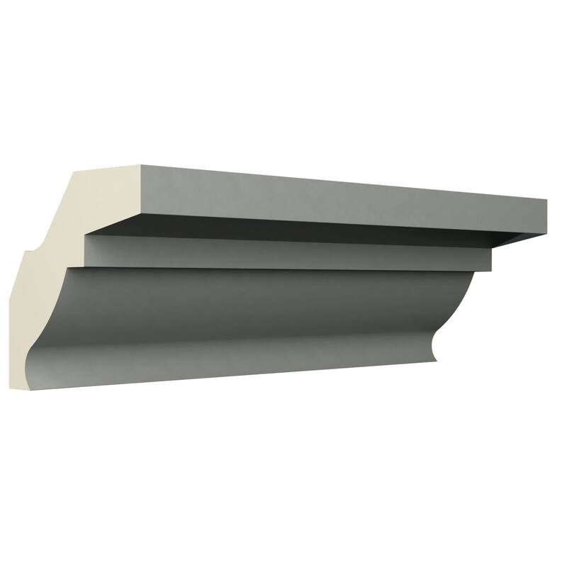 2 1/8"H x 2"P x 3"F x 94 1/2"L Emery Crown Moulding - 1-Pack