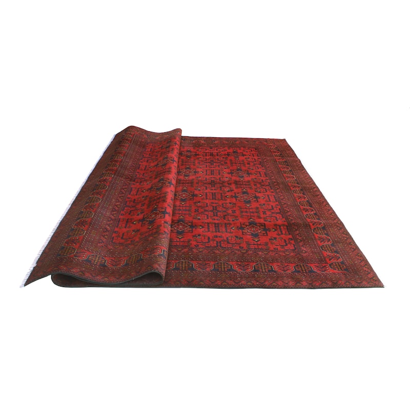 Khal Mohammadi Ladan Red/Navy Rug - 8'3" x 11'3"