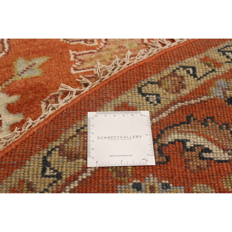 ECARPETGALLERY Hand-knotted Jules Sultane Dark Copper Wool Rug - 7'10 x 7'10