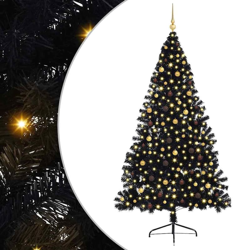 vidaXL Christmas Tree with Decorative String Lights