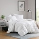 preview thumbnail 123 of 159, Chelsea Square Evans Pinch Pleated Soft Washed Boho Duvet Cover Set White - California King