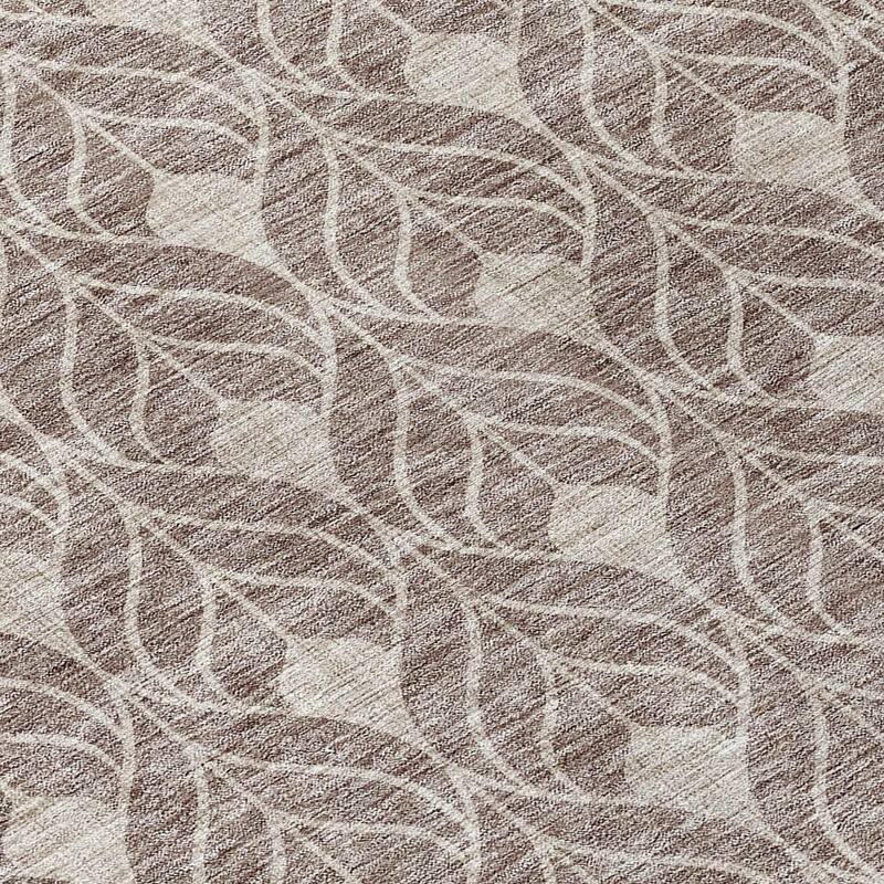 Machine Washable Indoor/ Outdoor Chantille Geo Teardrop Rug