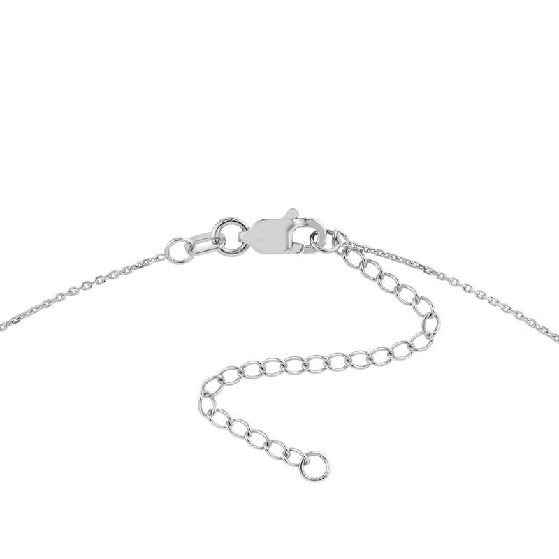 Curata 14k Yellow, Rose or White Gold Round Name Plate Necklace, 18"