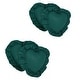 preview thumbnail 5 of 4, Blazing Needles Chintz 12-inch Throw Pillow (Set of 4) Forest Green