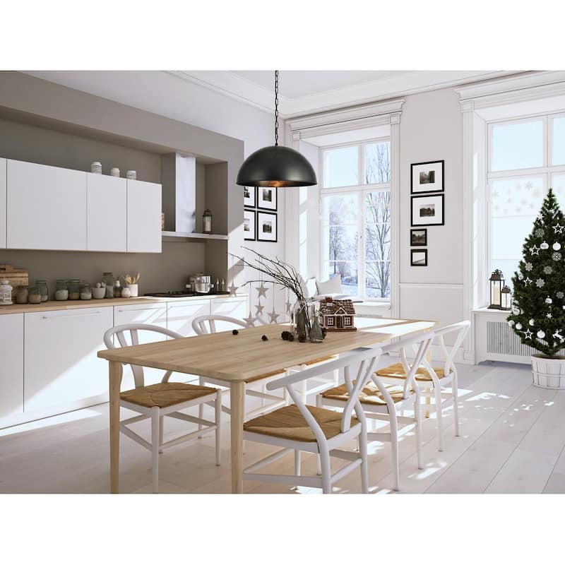 Merce Collection Pendant D20 H12.75 Lt:1 Vintage Black Finish