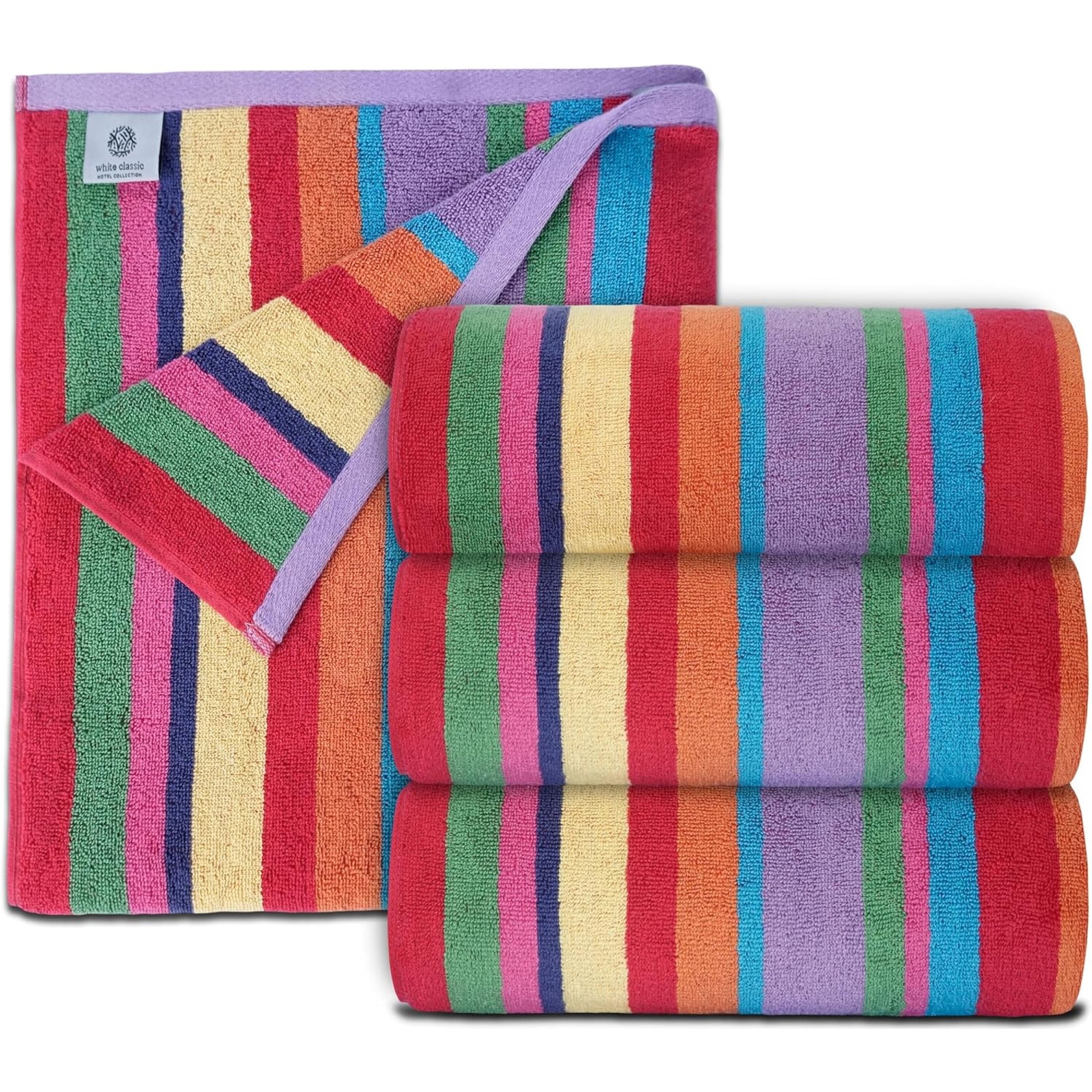 White classic hotel collection towels cheap