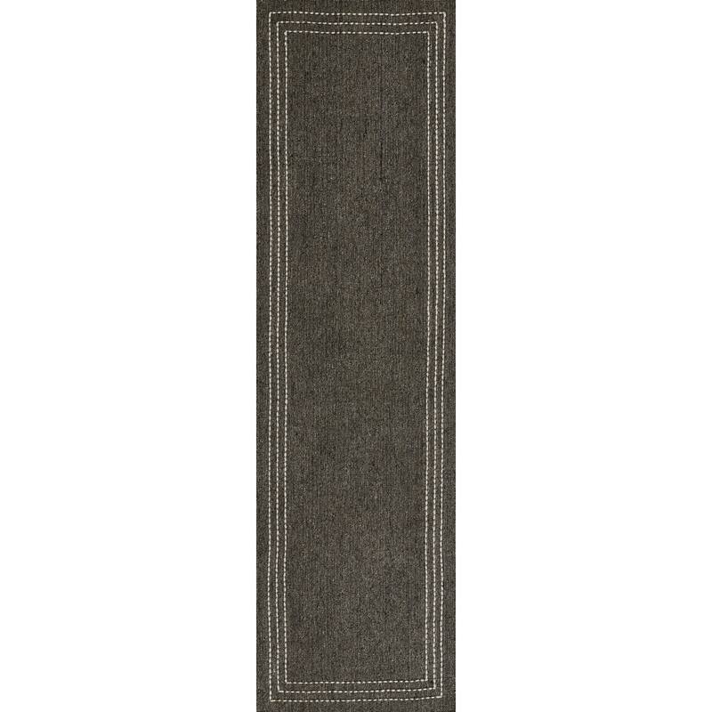Momeni Oliver Solid Wool and Polyester Hand Loomed Area Rug