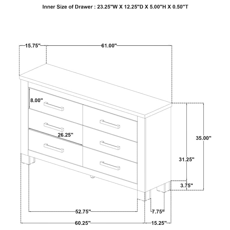 Oakglen Bedroom Set Weathered Oak