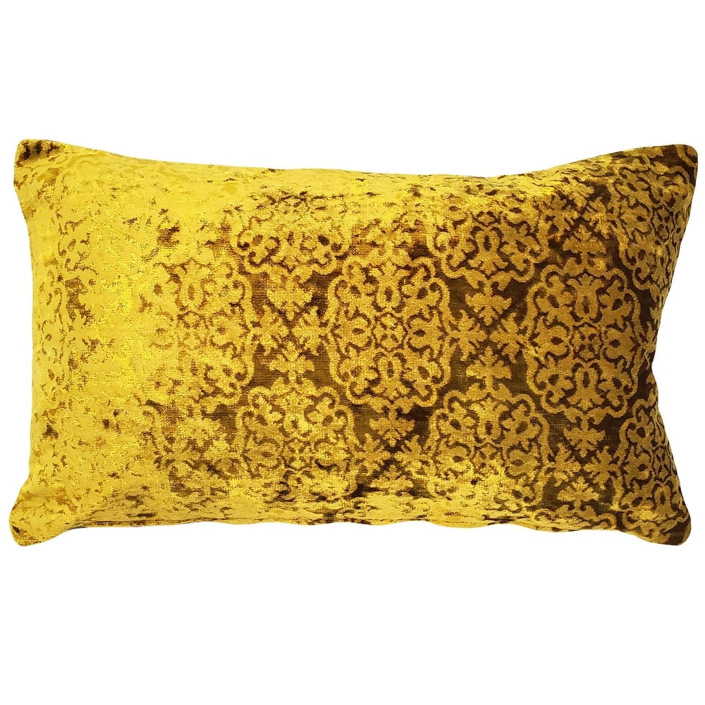 Artemis Taupe Velvet Throw Pillow