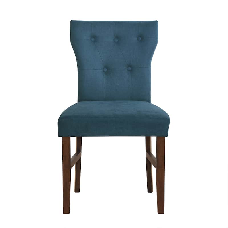 CraftPorch Mid-Century Modern 7-Piece Wooden Dining Chair - Blue