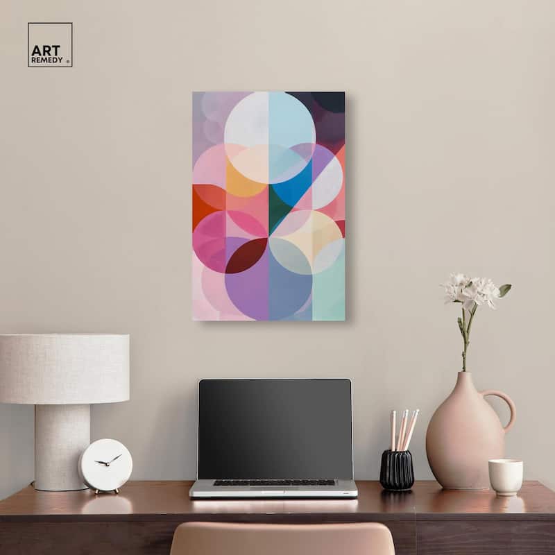Oneiric Circles III Canvas by Art Remedy, Gallery Wrapped