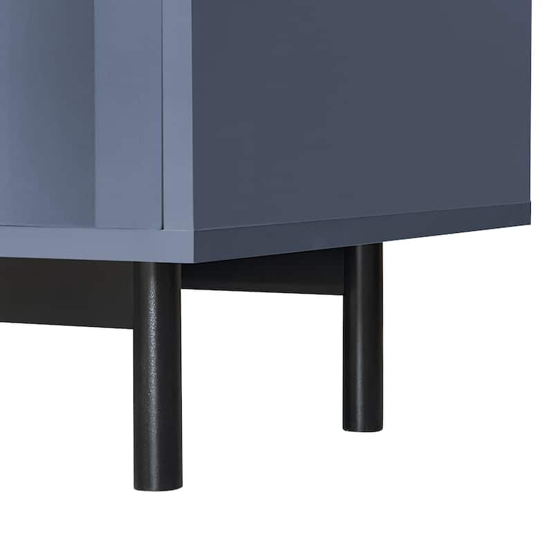 Wave pattern sideboard