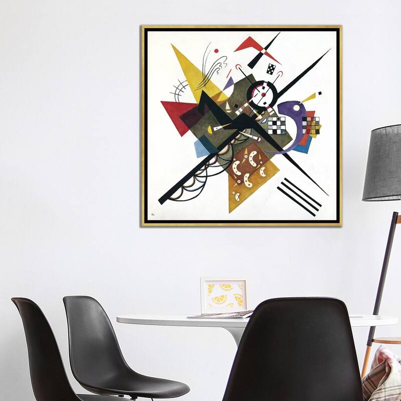iCanvas "On White II, 1923" by Wassily Kandinsky Framed Canvas Print