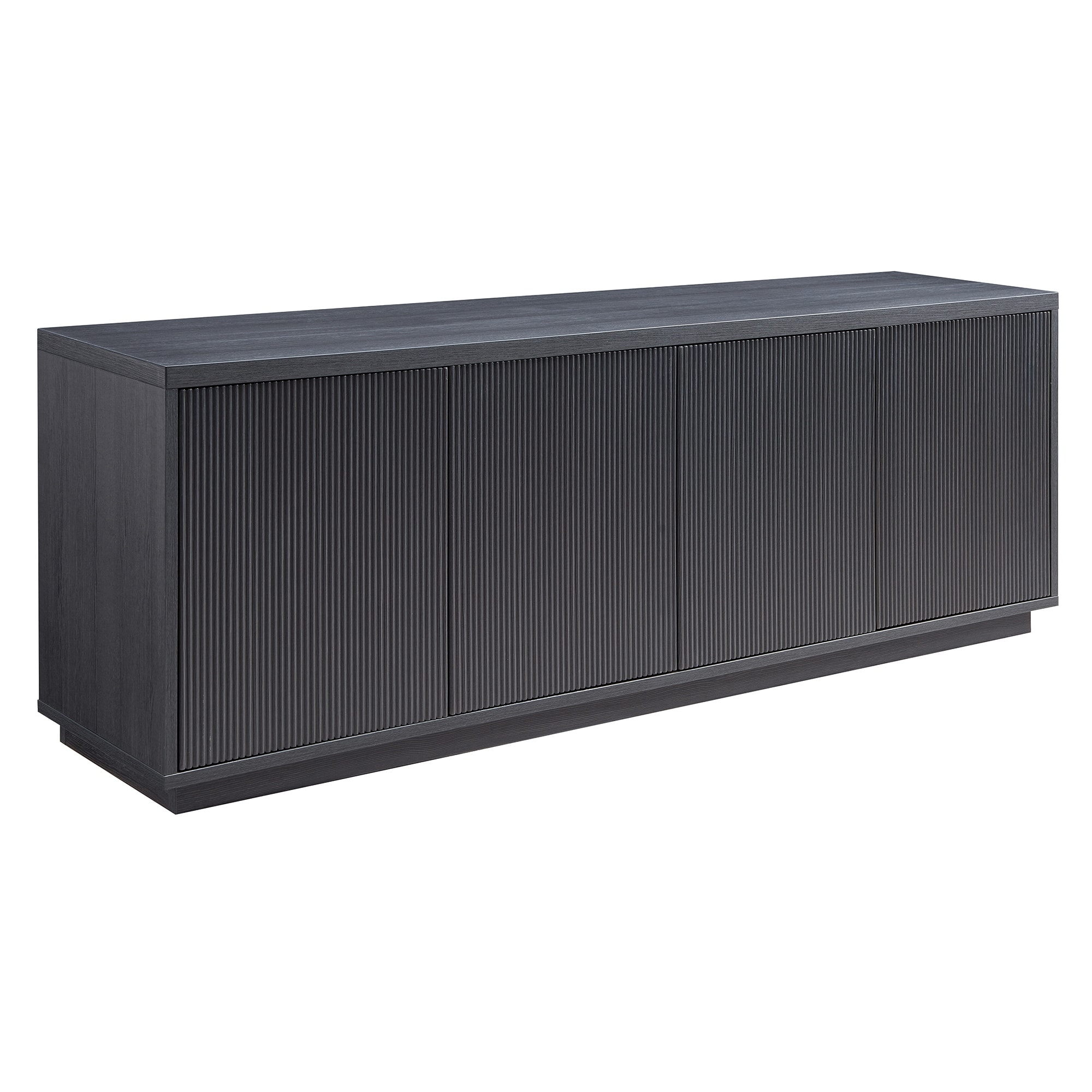 Hanson Rectangular Fluted TV Stand for TV's up to 75" - 70" Wide