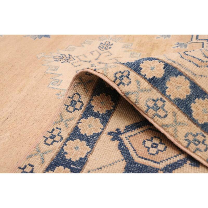 ECARPETGALLERY Hand-knotted Finest Ghazni Brown Wool Rug - 9'0 x 11'5