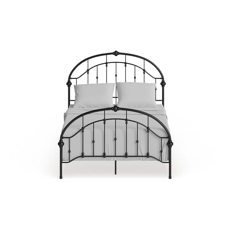 Lacey Round Curved Double Top Arches Victorian Iron Bed by iNSPIRE Q Classic