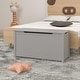 preview thumbnail 25 of 25, Kids Wooden Toy Box Storage with Safety Hinged Lid for Bedroom, Playroom, Hallway