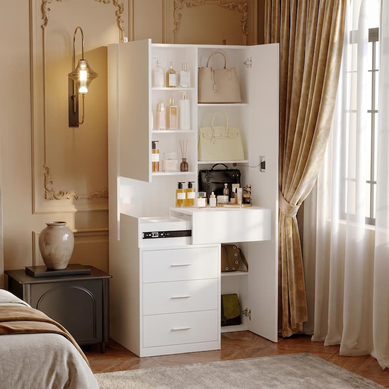 modern jewelry dresser Luxury modern jewelry armoires - Lockable recessed jewelry cabinets - Luxury custom jewelry cabinets