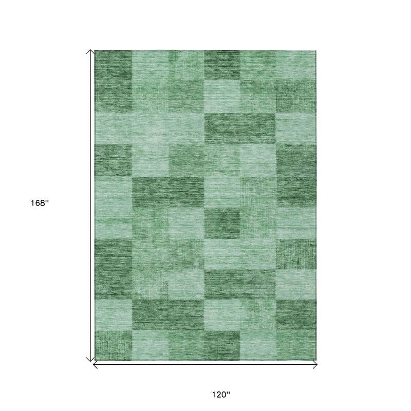 HomeRoots Geometric Transitional Rectangle Outdoor Rug