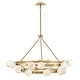 preview thumbnail 5 of 6, Fredrick Ramond FR41905 Selene 18 Light 48" Wide Ring Chandelier