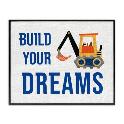 Stupell Build Your Dreams Framed Giclee Art Design By Conrad Knutsen