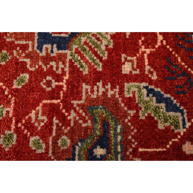 ECARPETGALLERY Hand-knotted Jules Serapi Dark Copper Wool Rug - 2'6 x 7'10