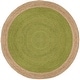 preview thumbnail 68 of 66, SAFAVIEH Handmade Natural Fiber Charlyne Bordered Round Jute Rug