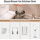 preview thumbnail 7 of 5, 30In 304 Stainless Steel Kitchen Sink Set,Waterfall Faucet,Glass Rinser - 30x22x9 Inch