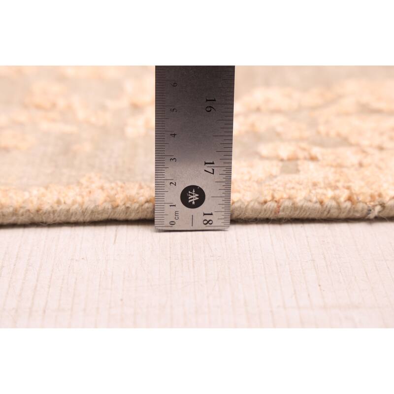 ECARPETGALLERY Hand-knotted Legacy Tan Silk, Wool Rug - 2'6 x 10'0