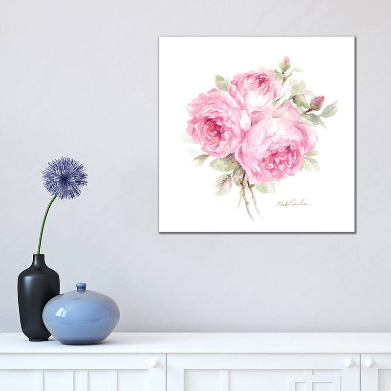 iCanvas "English Roses" by Debi Coules Canvas Print - 18x18x1.5