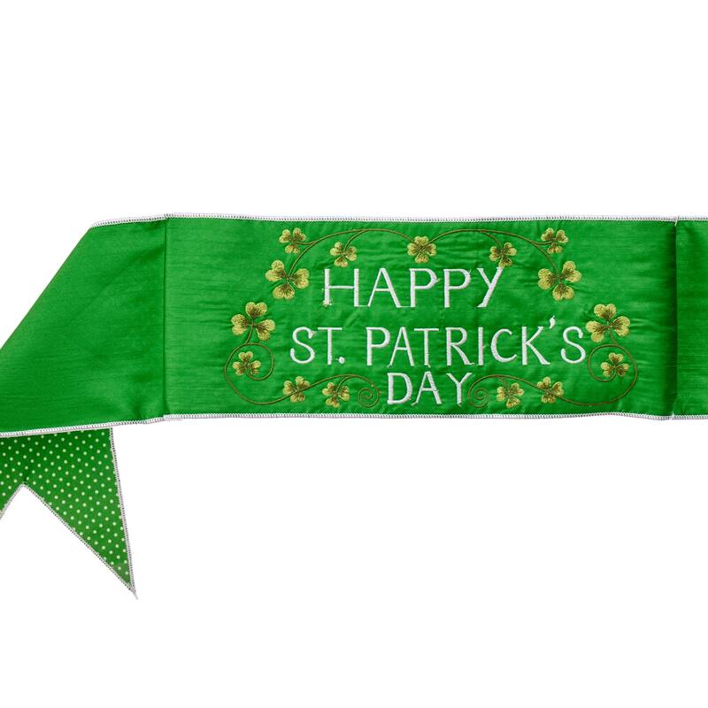 6"X44" "Happy St Patrick's Day" Banner