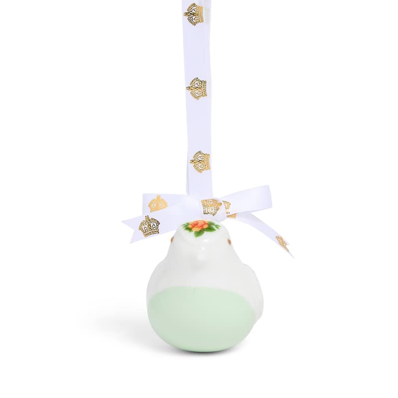 Royal Albert Old Country Roses Christmas Hanging Robin Ornament