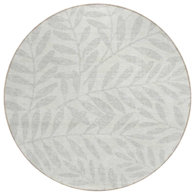 HomeRoots Floral Transitional Rectangle Outdoor Rug