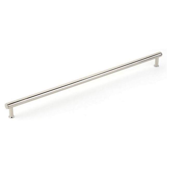 Schaub and Company Pub House 24" Center to Center Smooth Bar Solid - Polished Nickel