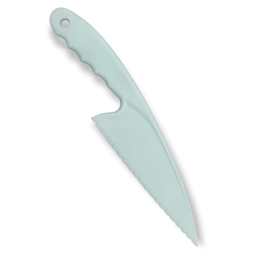 Handy Housewares 11.5" Long Nylon Lettuce Knife, Prevents Browning, Serrated Blade for Cutting Veggies, Fruit, Cake,...