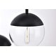 preview thumbnail 15 of 15, Elegant Lighting Eclipse 3 Light 18" Wide Multi Light Pendant with