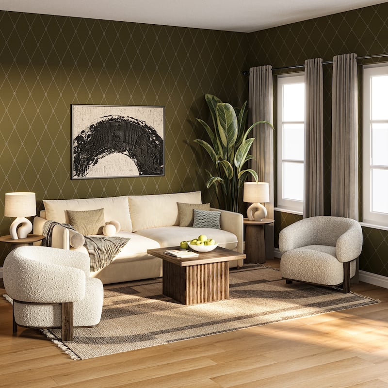 Carmeon Hamilton Shomar Bohemian Abstract Striped Rug