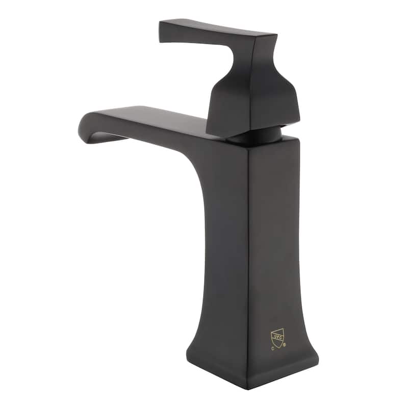 Fine Fixtures Arched Square Single Hole Bathroom Faucet