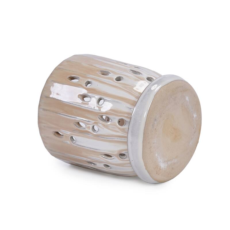 Handmade Planter, Ventilated Design, Saucers for Succulents and Herbs