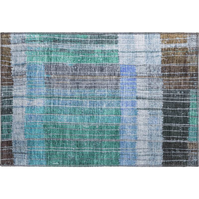 Premium Washable Super Soft Global Stripes Mayfield Rug