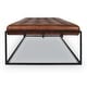 preview thumbnail 16 of 31, EdgeMod Chic Modern Genuine Leather Upholstered Curio Ottoman Bench