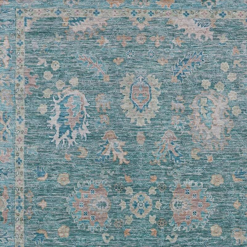HomeRoots Floral Traditional Rectangle Outdoor Rug