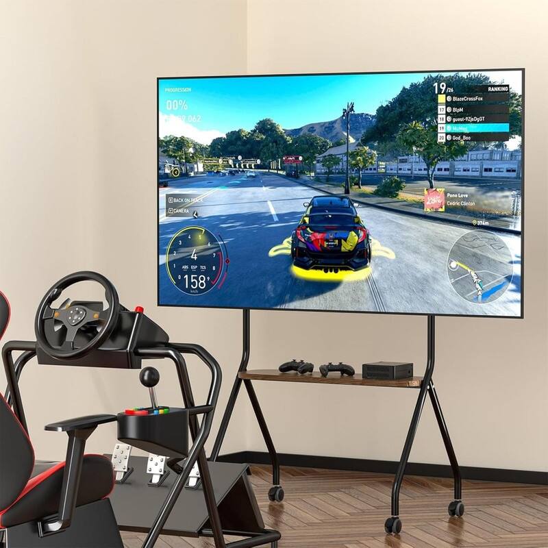 Rolling TV Stand