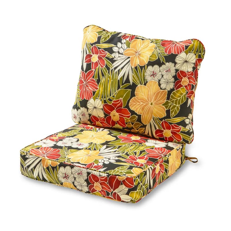 Elmington Deep Seat Outdoor Cushion Set by Havenside Home - aloha black