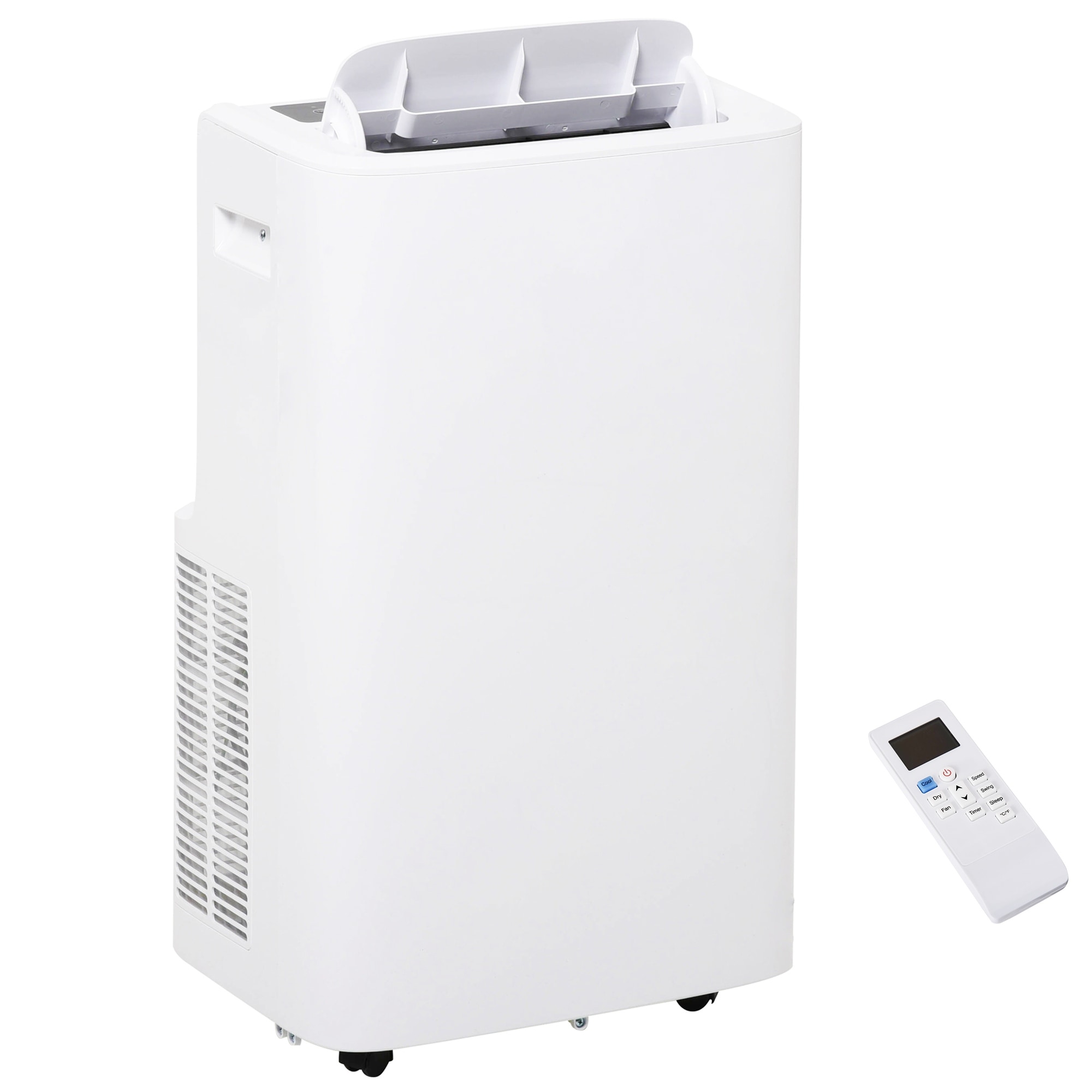 12000 BTU Portable Air Conditioner for Rooms Uo to 549 Sq.Ft., 4-in-1 Mobile AC Unit with Dehumidifier, Window Installation Kit