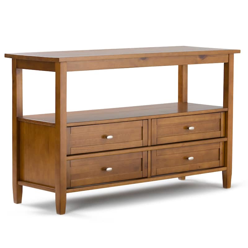 WYNDENHALL Norfolk Wood Transitional Sofa Table - 48 Inches wide