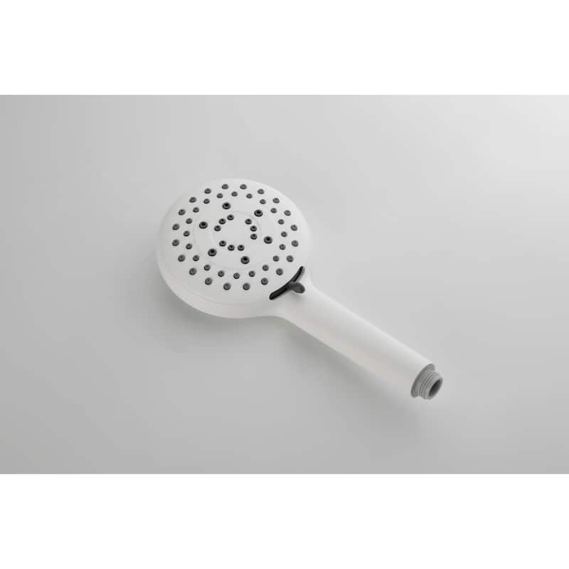 ShowerSpas Shower System, with 10" Rain Showerhead, 4-Function Hand Shower, Adjustable Slide Bar and Soap Dish